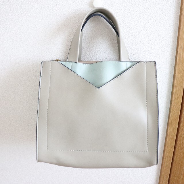 cachecache UNBILLION 仕切りポケット付ミニトートバッグ