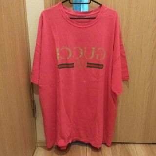 グッチ Tシャツ・カットソー(メンズ)(ピンク/桃色系)の通販 39点