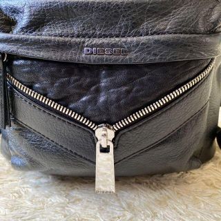 【美品】ディーゼル　LE-ZIPPER リュック　バックパック　デニム　ジップ