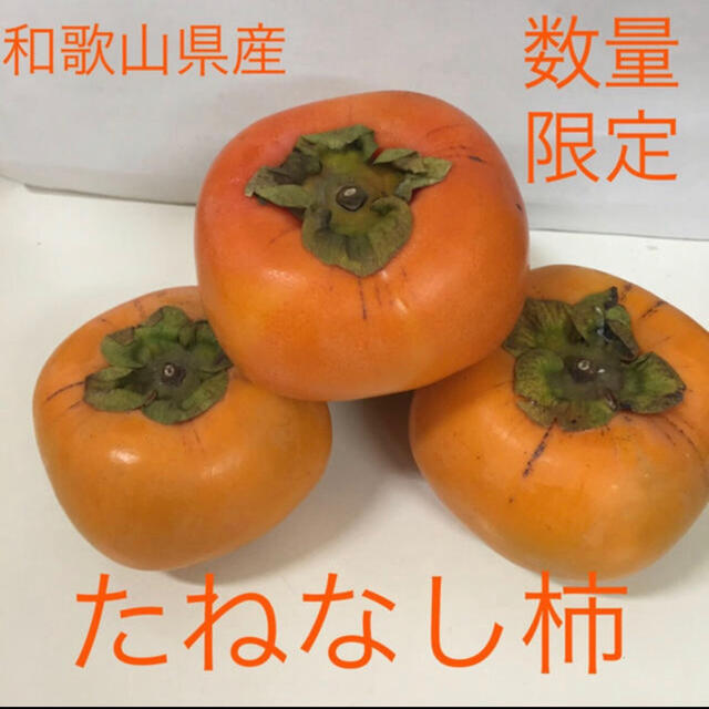 和歌山県産　たねなし柿 ご家庭用　7.5キロ 食品/飲料/酒の食品(フルーツ)の商品写真