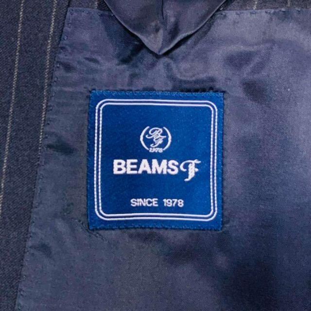 BEAMS(ビームス)の【美品】ビームスエフ シングル セットアップスーツ 総裏 3ボタン 紺 Lサイズ メンズのスーツ(セットアップ)の商品写真