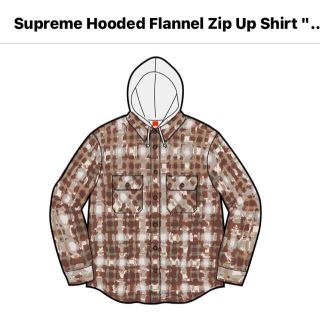 シュプリーム(Supreme)のSupreme Hooded Flannel Zip Up Shirt L(パーカー)