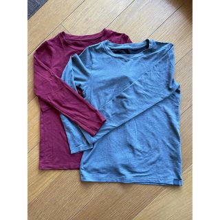 ユニクロ(UNIQLO)のUNIQLO ヒートテック　長袖140 2枚セット(Tシャツ/カットソー)