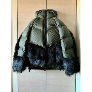 サカイ(sacai)のsacai × NIKE Women’s Parka ファーダウンジャケット(ダウンジャケット)