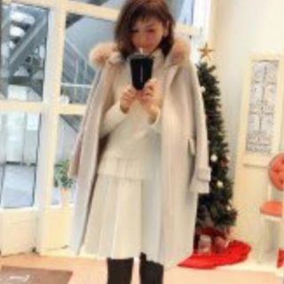 マイストラーダ ファー付きコクーンコート 3wayコート ノーカラー - その他
