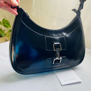 グッチ(Gucci)のGUCCI グッチ ワンショルダーバッグ 牛革【美品✨】(ショルダーバッグ)