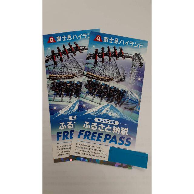 富士急ハイランド フリーパス 2枚ペア ４月30日まで - 遊園地/テーマパーク