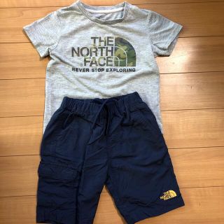 ザノースフェイス(THE NORTH FACE)のKIDS ノースフェイス 2〜3歳　Tシャツ　ハーフパンツ(Tシャツ/カットソー)