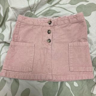 ザラキッズ(ZARA KIDS)のザラキッズ　スカート　コーデュロイ　120 128 ピンク(スカート)