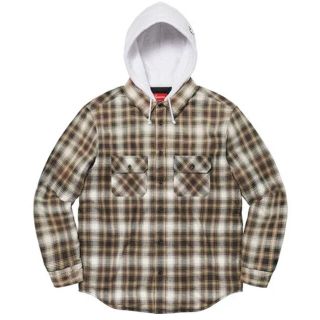 シュプリーム(Supreme)のsupreme Hooded Flannel Zip Up Shirt(シャツ)