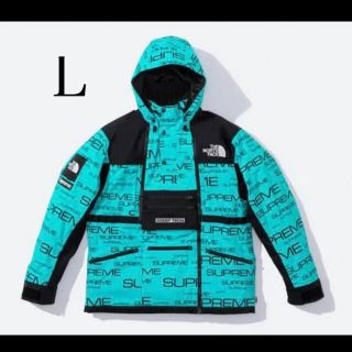 シュプリーム(Supreme)のsupreme the north face ターコイズ　L(マウンテンパーカー)