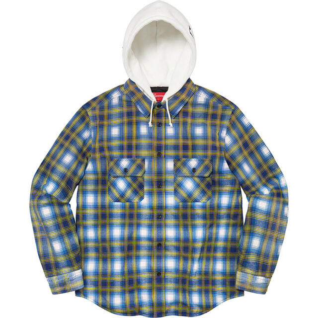 Supreme(シュプリーム)のシュプリーム　Hooded Flannel Zip Up Shirt ジャケット メンズのトップス(シャツ)の商品写真