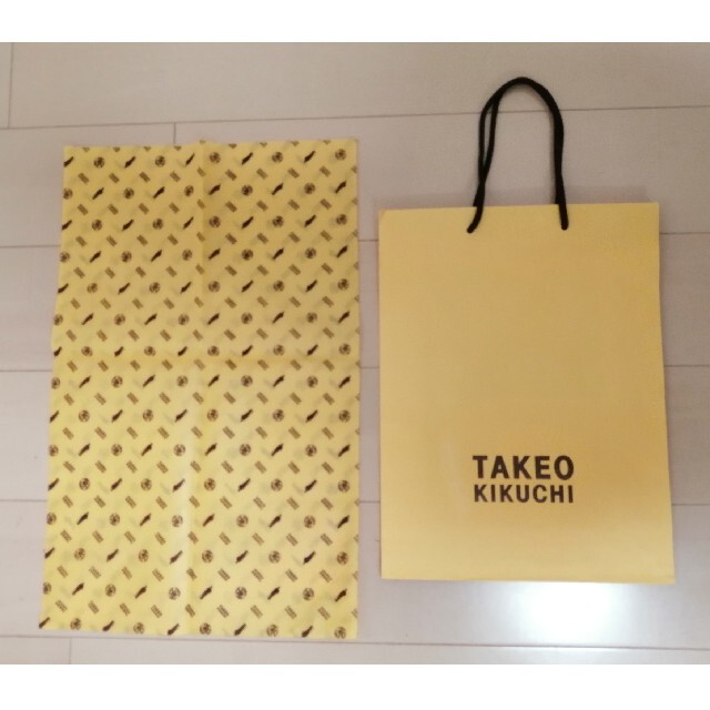 TAKEO KIKUCHI(タケオキクチ)のタケオキクチ　TAKEO KIKUCHI　長袖　セーター　マフラー　袋　送料込み メンズのトップス(ニット/セーター)の商品写真