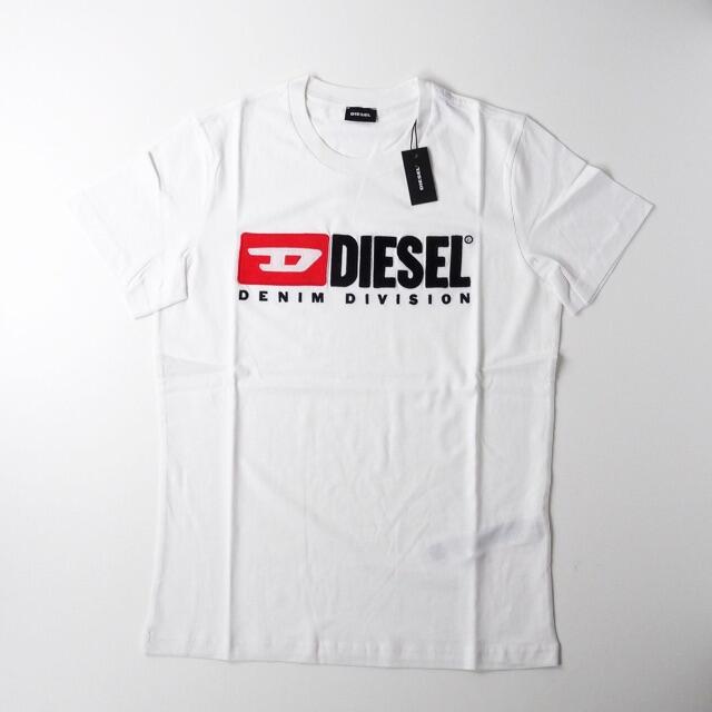 Tシャツ/カットソー(半袖/袖なし)DIESEL Tシャツ T-JUST-DIVISION ホワイト　S