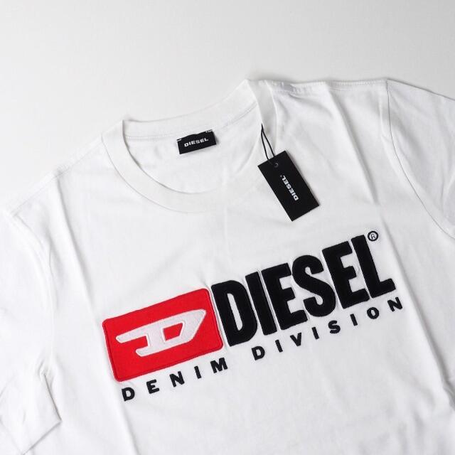 DIESEL Tシャツ T-JUST-DIVISION ホワイト　S