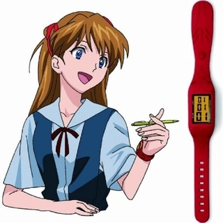 【未使用】腕時計　DAYKEEPER　アスカモデル　弐号機　赤　エヴァ　匿名配送(その他)