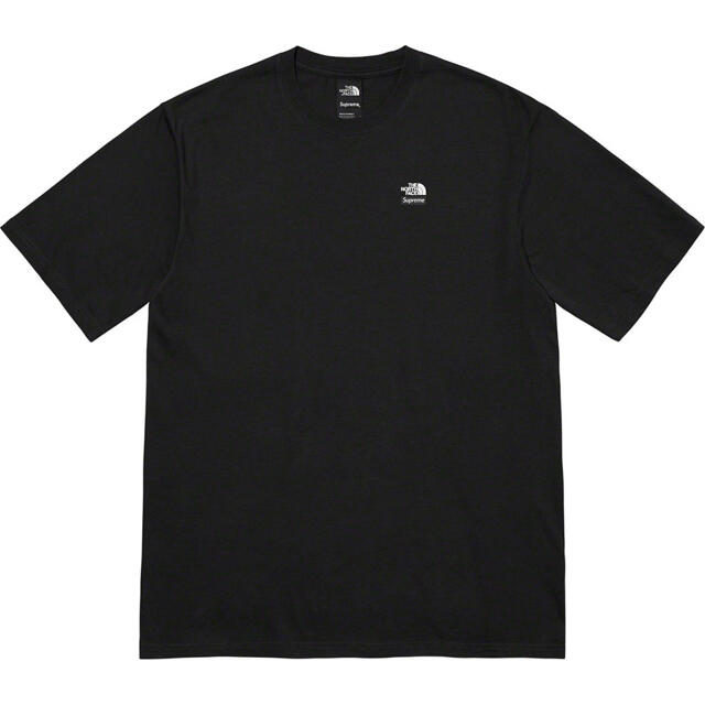 Tシャツ/カットソー(半袖/袖なし)Supreme The North Face Mountains Tee S 黒