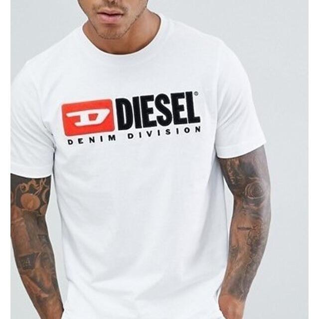 DIESEL Tシャツ T-JUST-DIVISION ホワイト　S