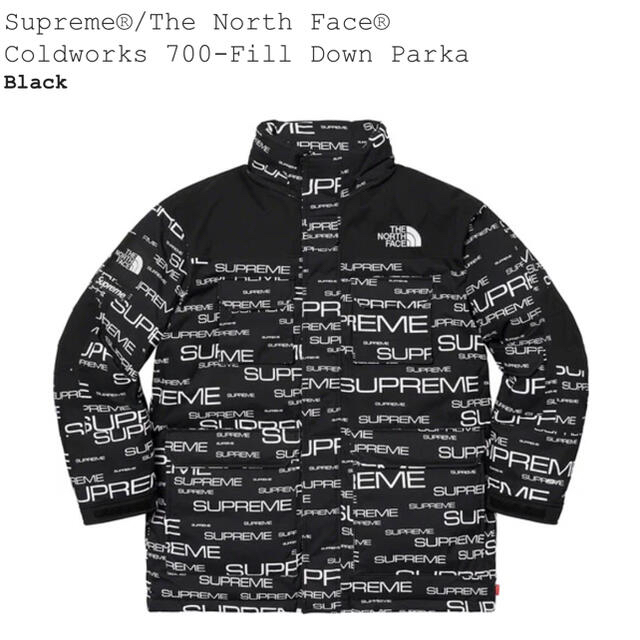 Supreme(シュプリーム)のSupreme×The North Face Down Parka Lサイズ メンズのジャケット/アウター(ダウンジャケット)の商品写真