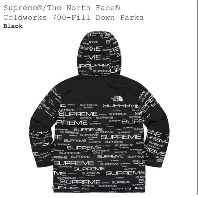 Supreme(シュプリーム)のSupreme×The North Face Down Parka Lサイズ メンズのジャケット/アウター(ダウンジャケット)の商品写真