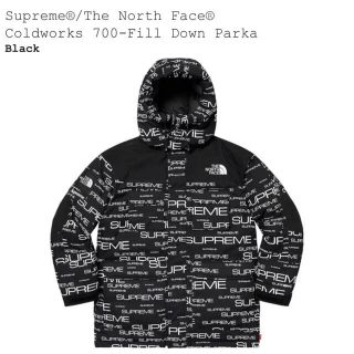 シュプリーム(Supreme)のSupreme×The North Face Down Parka Lサイズ(ダウンジャケット)