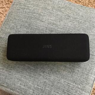 ジンズ(JINS)のメガネケース　JINS   黒　ブラック　　未使用　美品(サングラス/メガネ)