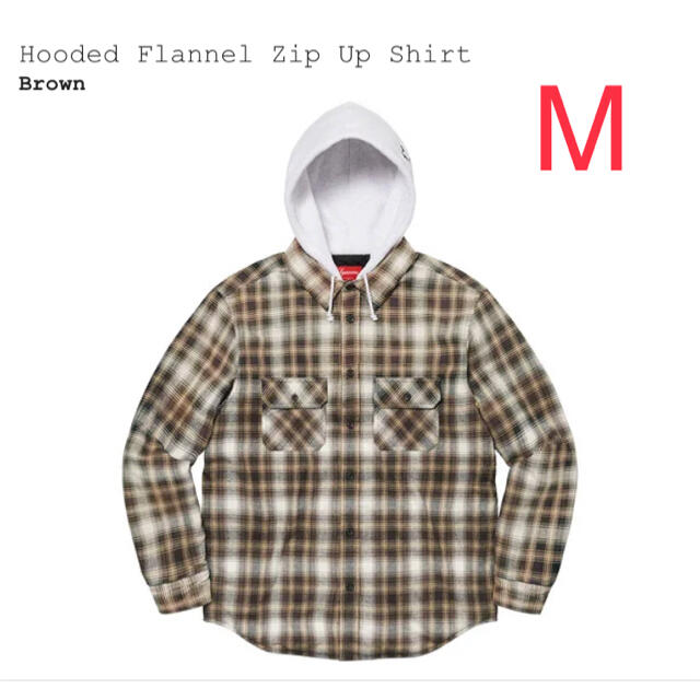 M Supreme Hooded Flannel Zip Up Shirtトップス