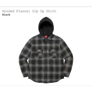 シュプリーム(Supreme)のSupreme Hooded Flannel Zip Up Shirt Sサイズ(シャツ)