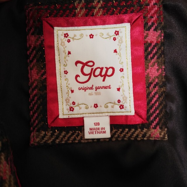 GAP(ギャップ)のGAP コート 女の子 120 キッズ/ベビー/マタニティのキッズ服女の子用(90cm~)(コート)の商品写真