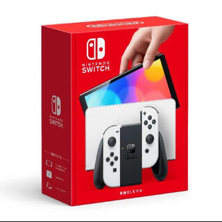 ニンテンドースイッチ(Nintendo Switch)の【新型】Nintendo Switch スイッチ 本体 有機ELモデル ホワイト(家庭用ゲーム機本体)