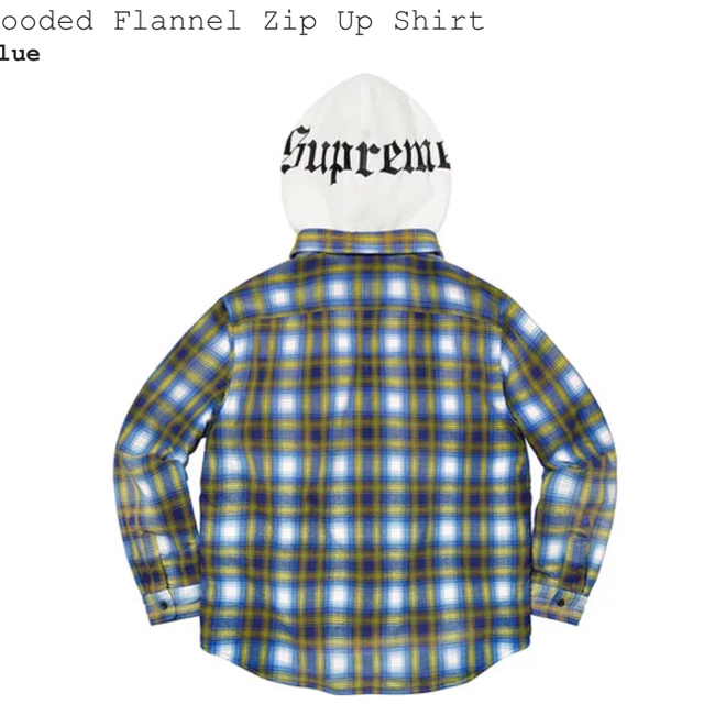 ☆Supreme☆Hooded Flannel Zip Up Shirt☆ 2