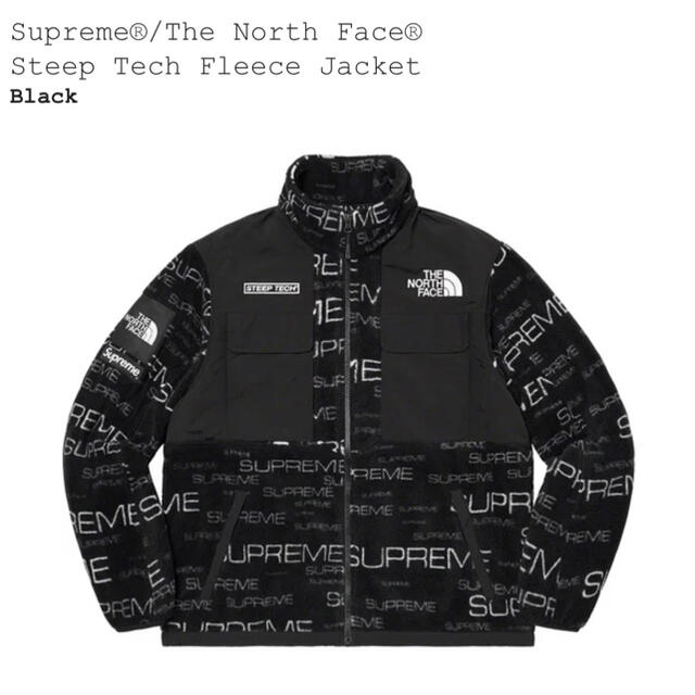 【新品】Supreme The North Face Fleece JacketBLACK