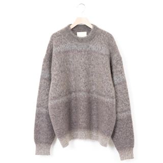 サンシー(SUNSEA)のROTHKO BORDER CREW NECK YOKE サイズ2(ニット/セーター)