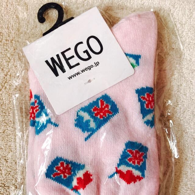 WEGO(ウィゴー)のWEGO かき氷 ソックス 新品  2足 セット レディースのレッグウェア(ソックス)の商品写真