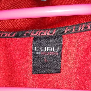 フブ(FUBU)のFUBU ☆ほぼ新品☆ジャージ（赤）Ｌsize(ジャージ)