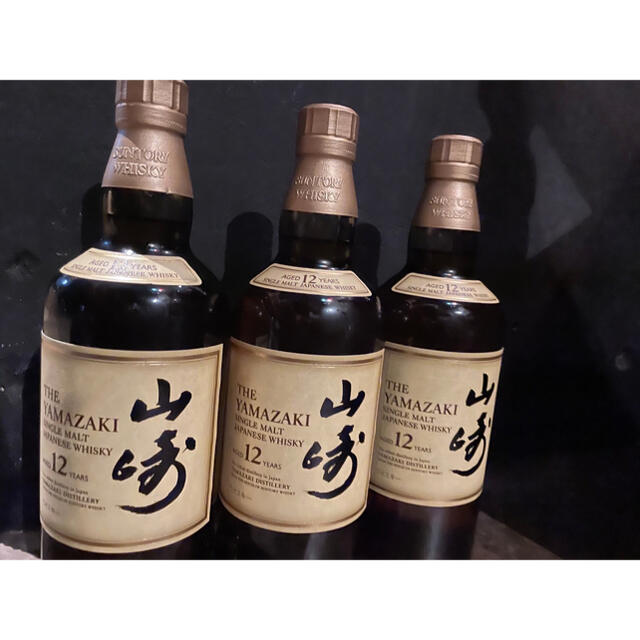 今年も話題の サントリー - 山崎12年!3本あります!! ウイスキー