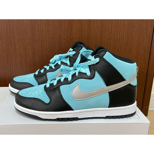 専門店】 NIKE BY YOU DUNK HI ナイキダンクハイ ティファニーカラー