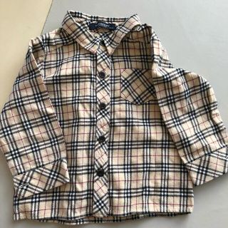 バーバリー(BURBERRY)のバーバリー　チェック　シャツ　90(ブラウス)