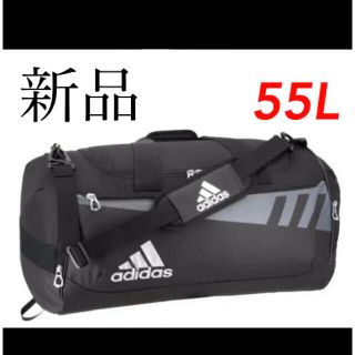 アディダス(adidas)のアディダス ダッフルバッグ 黒 大容量55L  ボストンバック(ボストンバッグ)