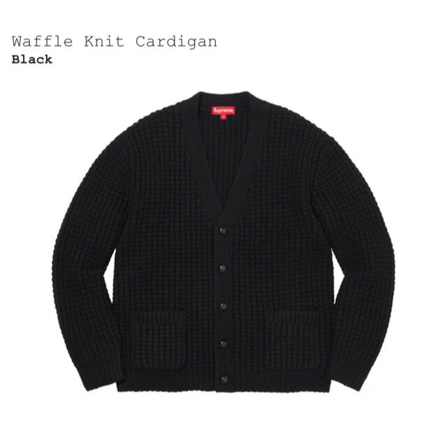 21aw Supreme Waffle Knit Cardigan ①カーディガン