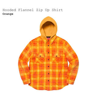 シュプリーム(Supreme)の希少XL Supreme Hooded Flannel Zip Up Shirt(シャツ)