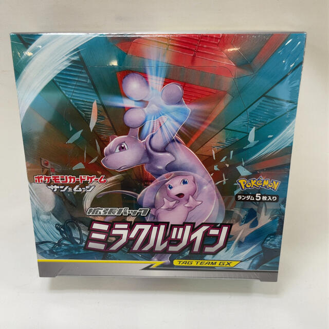 ミュウポケモンカード ミラクルツイン 未開封　1box シュリンク付②