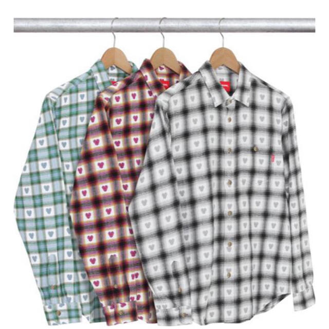 【ですか】 Supreme - Supreme Hearts Plaid Flannel Shirtの通販 by Huntersnyc's shop｜シュプリームならラクマ でのほつれ