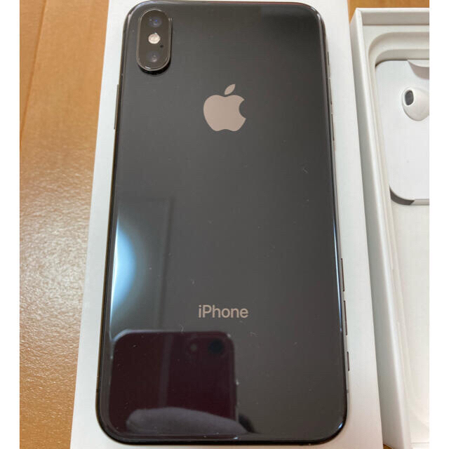 Apple(アップル)のiPhoneXS 本体 64GB SpaceGray SIMフリー スマホ/家電/カメラのスマートフォン/携帯電話(スマートフォン本体)の商品写真