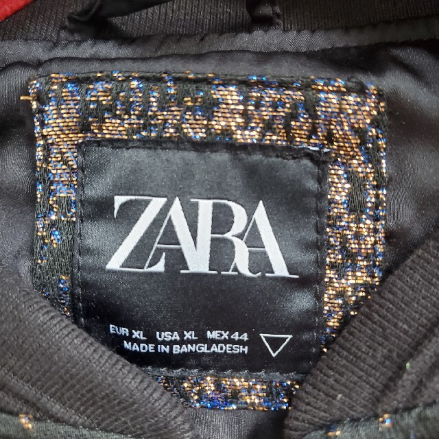 ZARA(ザラ)のZARA メタリック グラデーション ボンバー ジャケット 44 メンズのジャケット/アウター(ブルゾン)の商品写真