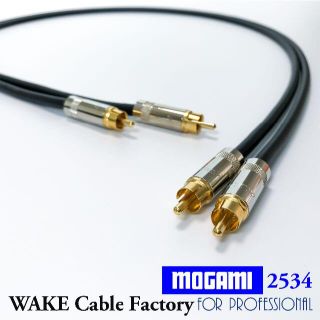 ハイコスパ！MOGAMI2534★RCAケーブル75cmステレオペア(その他)