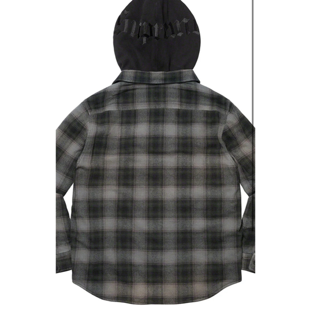 専用supreme Hooded Flannel Zip Up Shirt M 4