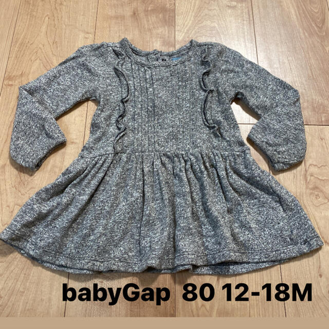 babyGAP(ベビーギャップ)のベビーギャップ　チュニックワンピース　80 キッズ/ベビー/マタニティのベビー服(~85cm)(ワンピース)の商品写真