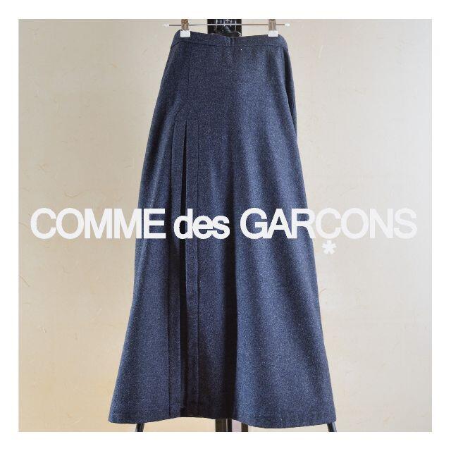 品質満点！ GARCONS des COMME - ウールスカート　デザインスカート 】 コムデギャルソン 【 AD表記無 ロングスカート