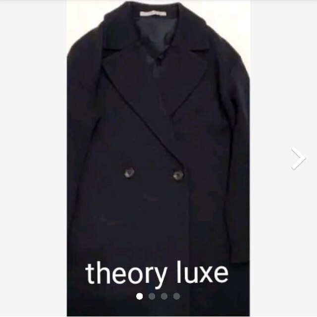 theory luxe ウールロングコート